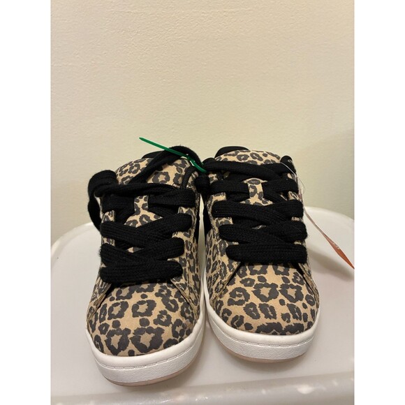 NWT Wonder Nation Girls Cheetah Leopard Print Chunky Tennis Shoes Sneakers Sz. 2 - Picture 7 of 8
